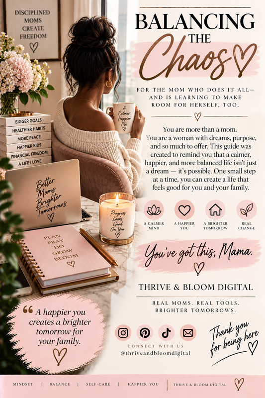 Balancing the Chaos: A Guide for Real Moms